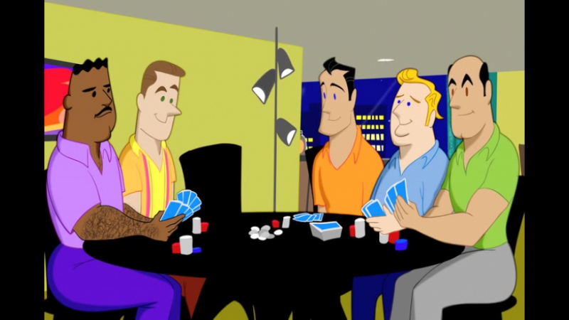 Poker porn video – Animan the poker game