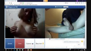 Pigtailed romanian girl has cybersex with a stranger on omegle ...