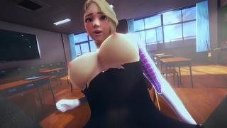 Spider gwen x venom (marvel sex) watch online