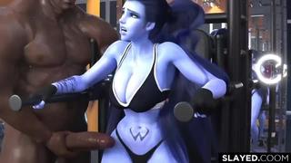 Widowmaker from overwatch sex in pizza slut r34(aphy3d) watch online