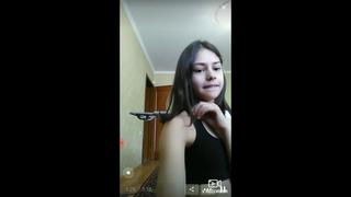 Огромная грудь в перископе [ periscope порно секс стриптиз минет ...