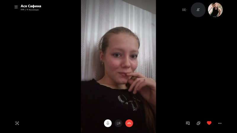 Развод по skype #15 [скрытая камера, на камеру, голая, молодые, перископ, разделась, молодая, секс, русское, развод по скайпу]