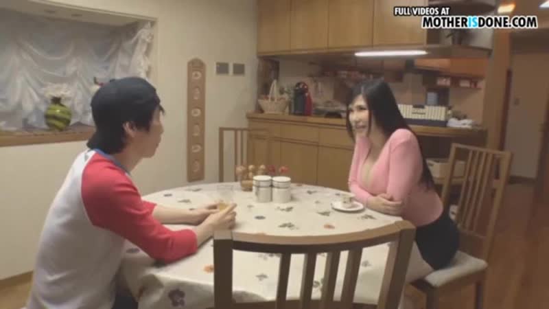 Asian mom surprised by her son'
